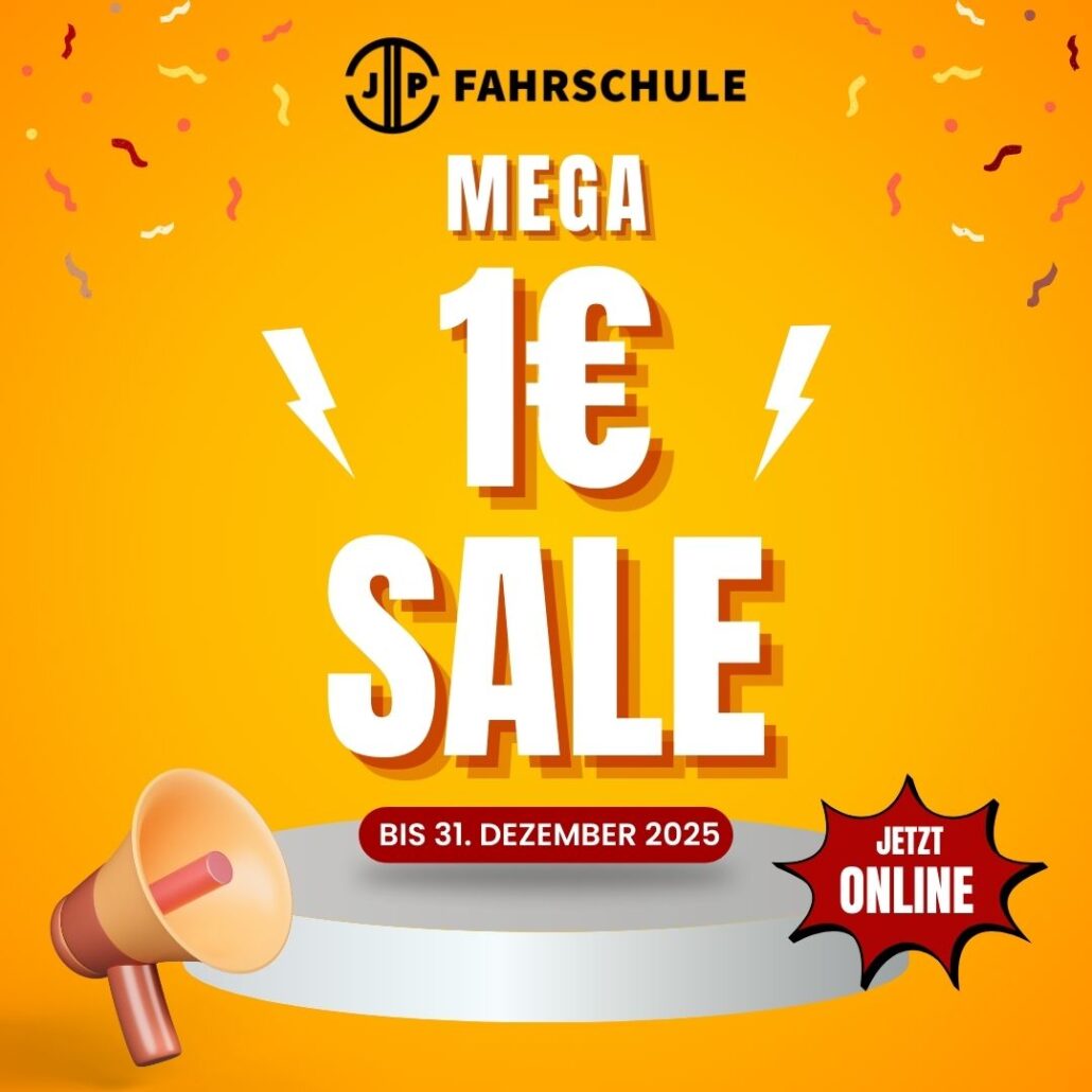 JP Fahrschule Angebot 1€ - Online Anmelden